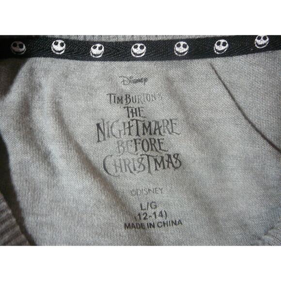 Disney The Nightmare before Christmas Nightgown Nightshirt sz Women's L (12-14) - Picture 3 of 7